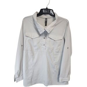 Mountain Hardwear Women's Pullover Long Sleeve Shirt‎ Casual Outdoor Large